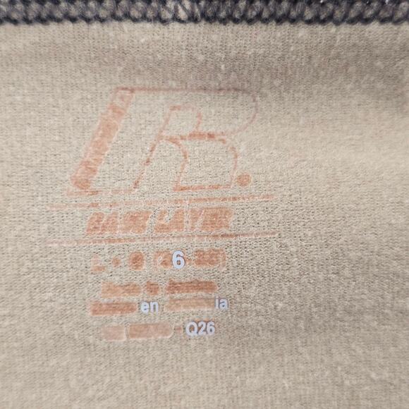 Russell Green Camo Compression Dri Power Scent Stop Leggings Pants Large L - Picture 7 of 8